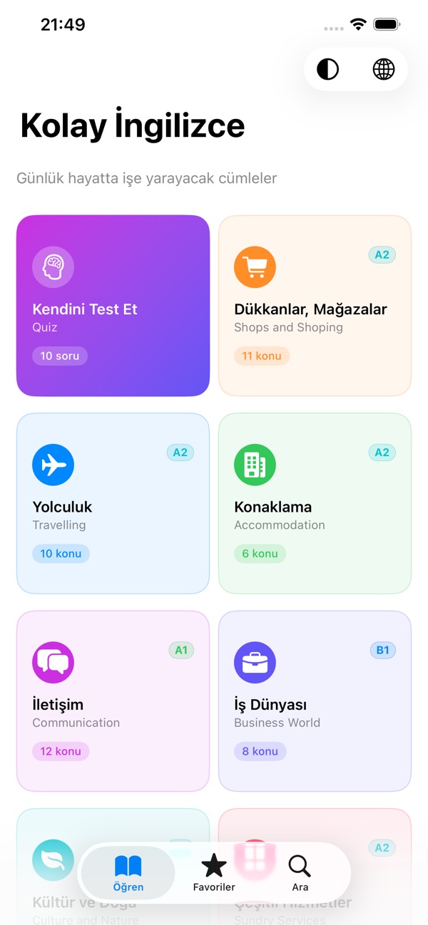 Kolay İngilizce Öğren ekran görüntüsü 2