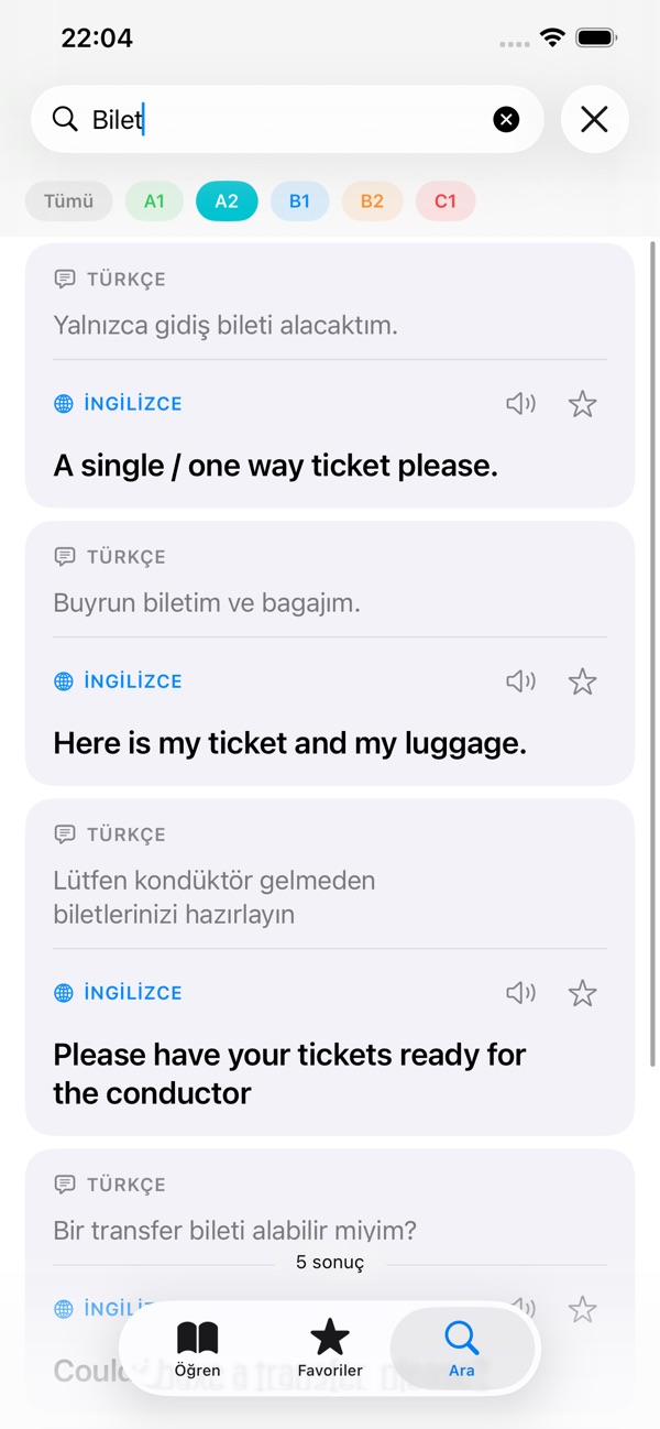 Kolay İngilizce Öğren ekran görüntüsü 8